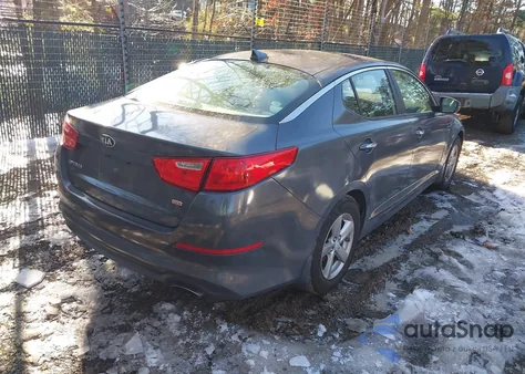 2014 Kia Optima Lx z USA, uszkodzony, nr VIN 5XXGM4A74EG296622